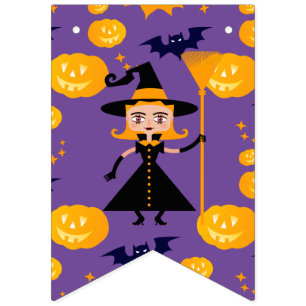 Halloween Costume Girl Witz Geburtstagsparty Wimpelkette