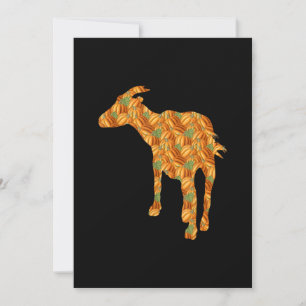 Halloween Costume Goat-Geschenk Save The Date