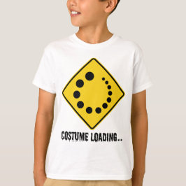 Halloween Costume Loading Yellow Road Sign T-Shirt