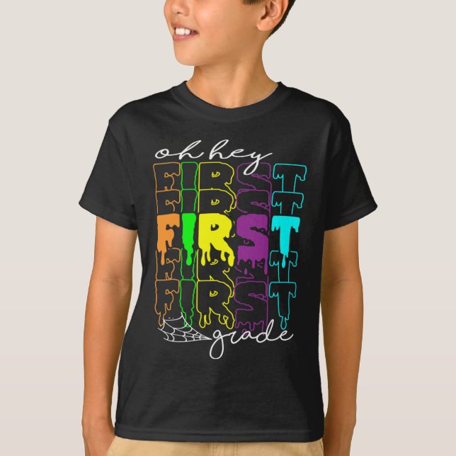 Halloween Costume Oh Hey, Lehrer erster Klasse Stu T-Shirt (Vorderseite)