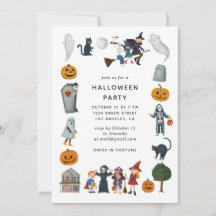 Halloween Costume Party | Cartoon Kinder Spooky Ni