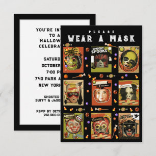 Halloween Costume Party Einladung