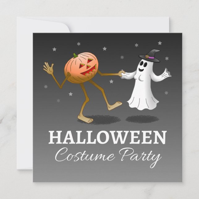 Halloween Costume Party Einladung (Vorderseite)