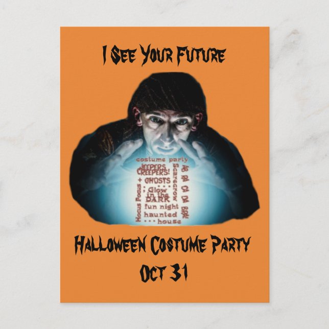 Halloween Costume Party Einladung 31. Oktober (Vorderseite)