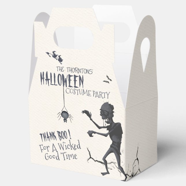 Halloween Costume Party Einladung Geschenkschachtel (Geöffnet)