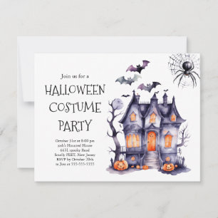 Halloween Costume Party Einladung   unheimlich