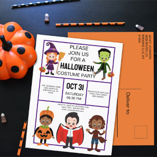 Halloween Costume Party for Kids Invitation