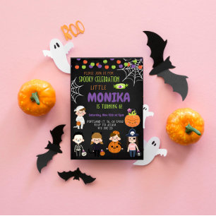Halloween Costume Party Geburtstagseinladung Einladung