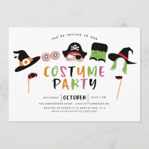HALLOWEEN COSTUME PARTY INVITATION