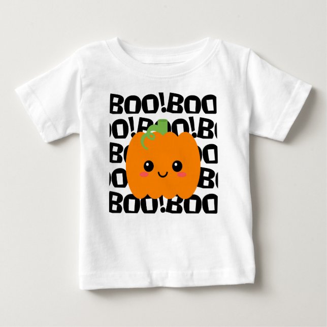 Halloween Costume Pumpkin, Niedlicher Erntedank Baby T-shirt (Vorderseite)