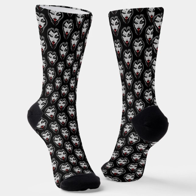 Halloween Costume Socks Vampire Girl Socks Socken (Gewinkelt)