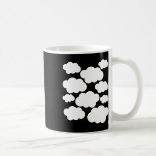 Halloween Costume Weiße Wolken Kaffeetasse