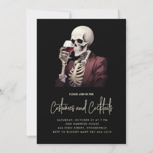 Halloween Costumes & Cocktails Invitation de la fê