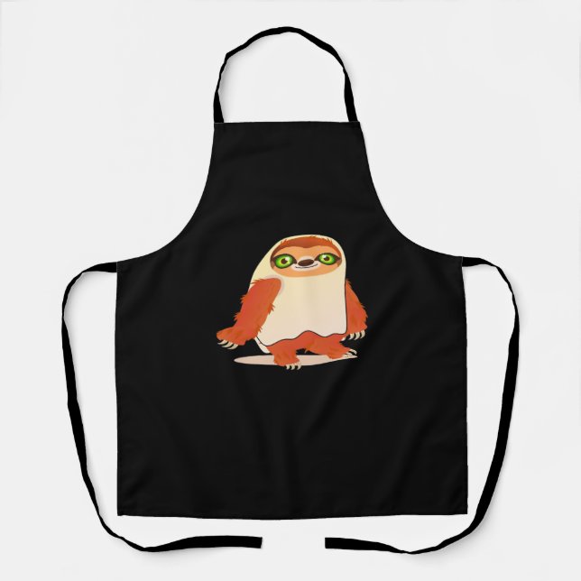 Halloween costumes sloth Oversized T-Shirt Schürze (Vorderseite)