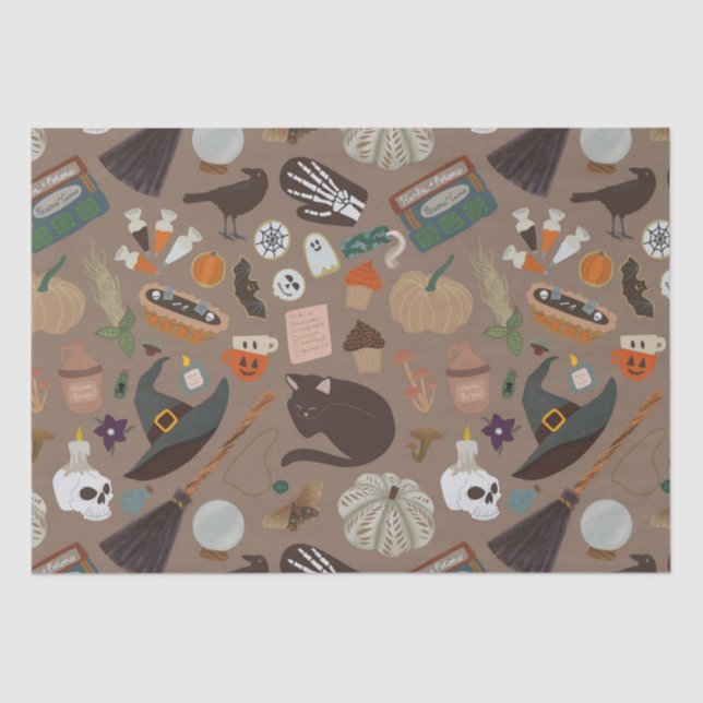 Halloween Cotattcore Seidenpapier (Vorderseite)
