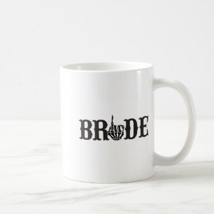 Halloween Couple Bride Groom Skeleton Matching Bri Kaffeetasse