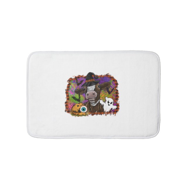 Halloween Cow Badematte (Vorderseite)