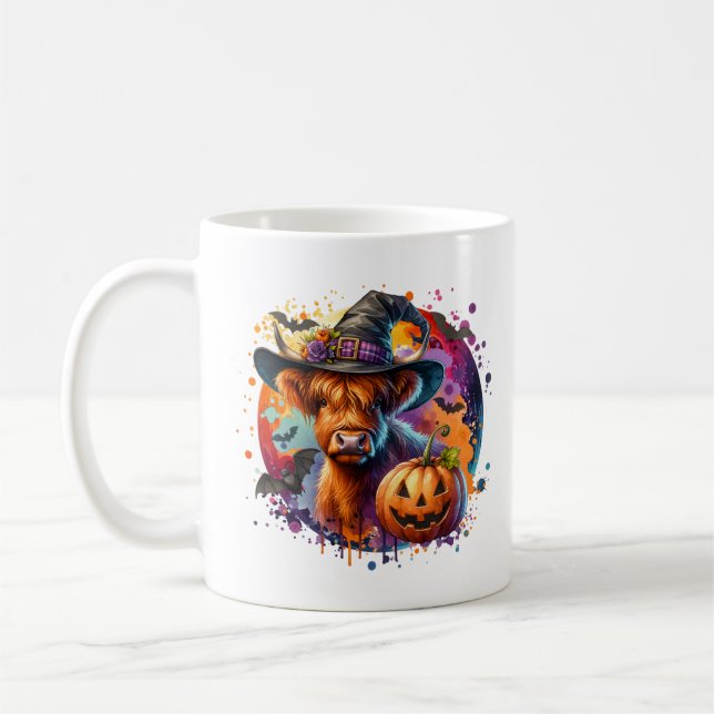 Halloween Cow Kaffeetasse (Links)