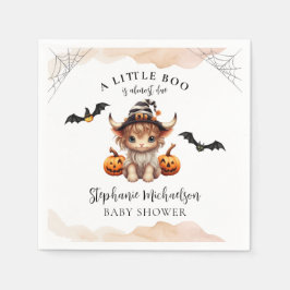 Halloween Cow Little Boo Baby Dusche Serviette