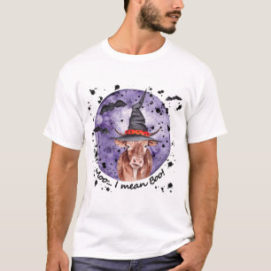 Halloween Cow Moo I Gemein Boo Funny T - Shirt