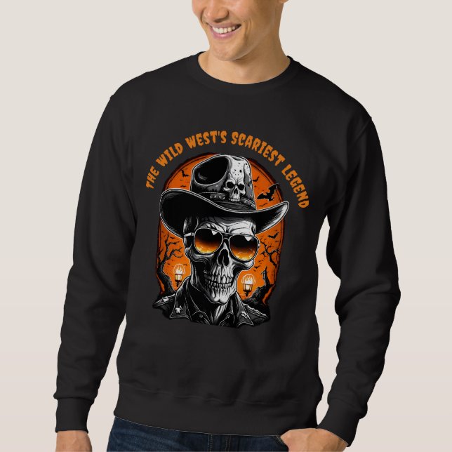 Halloween Cowboy Sweatshirt (Vorderseite)