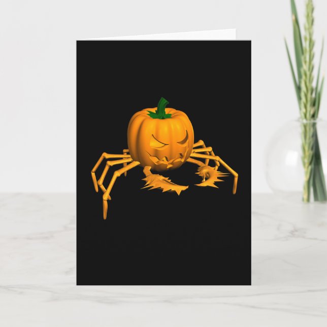 Halloween Crab Karte (Vorderseite)