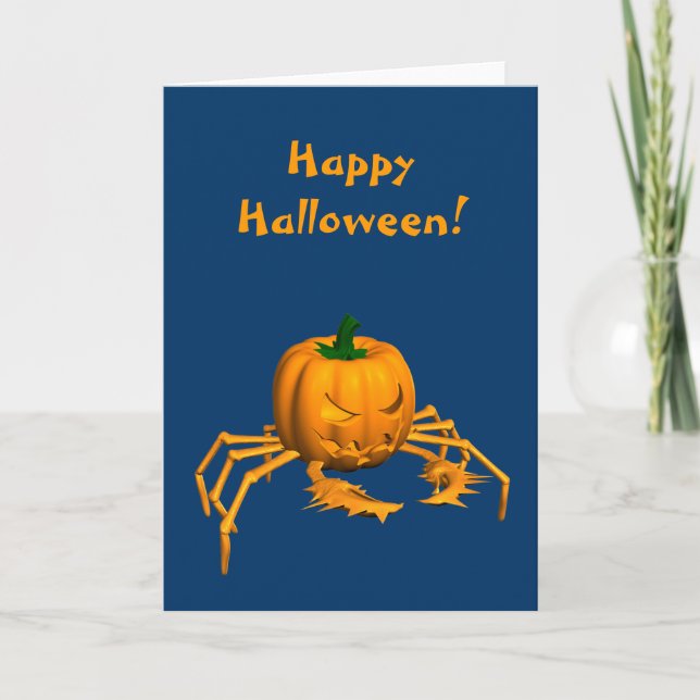 Halloween Crab Karte (Vorderseite)