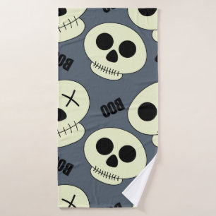 Halloween crâne mignon avec boo enfant sans soudur