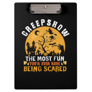 Halloween Creep Show The Most Fun Birthday Klemmbrett