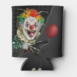 Halloween Creepy Clown Beängstigend Circus Mit Mon Dosenkühler