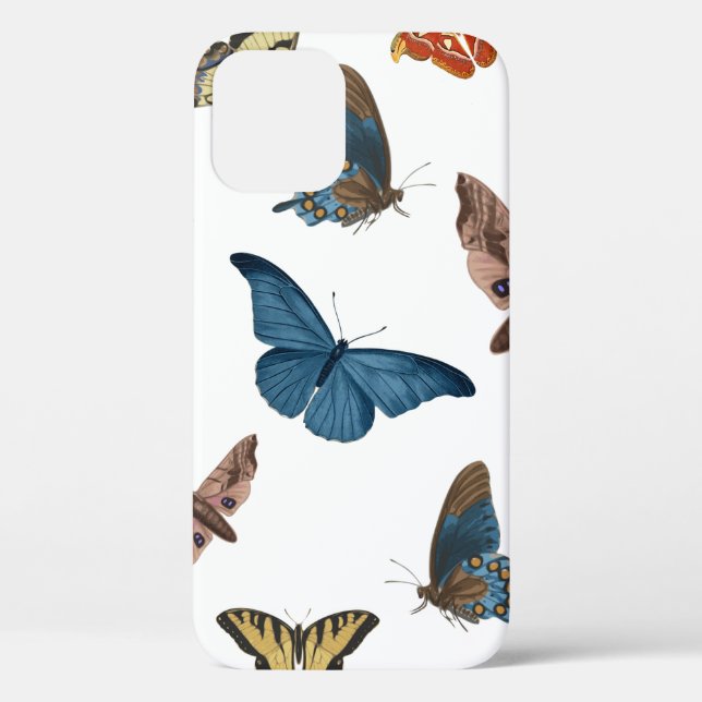 halloween creepy moth print Case-Mate iPhone hülle (Rückseite)