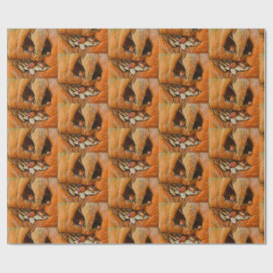 Halloween Creepy Pumpkin Bugs Geschenkpapier