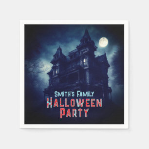 Halloween Creepy Spuk House Fullmoon Serviette