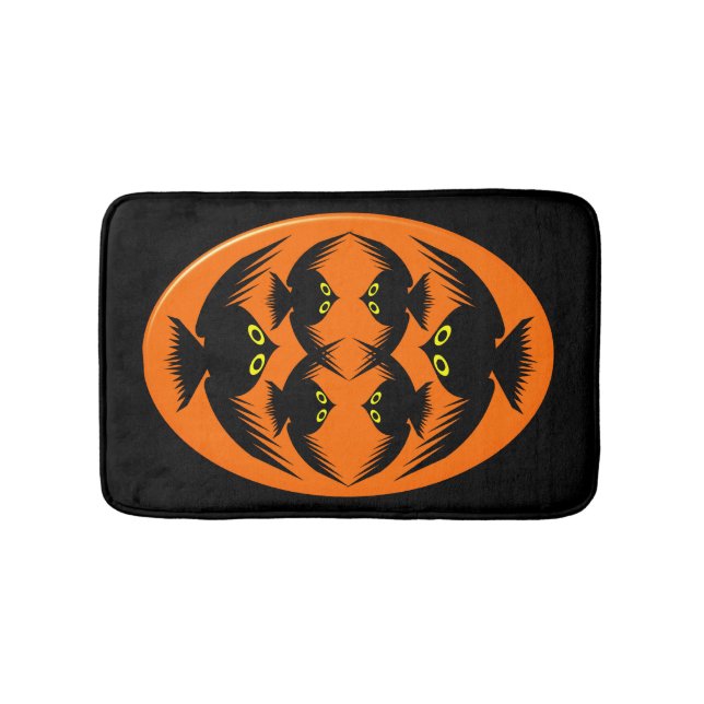 Halloween Crows Bath Mat Badematte (Vorderseite)
