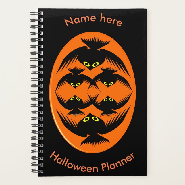 Halloween Crows Custom Planer (Vorderseite)