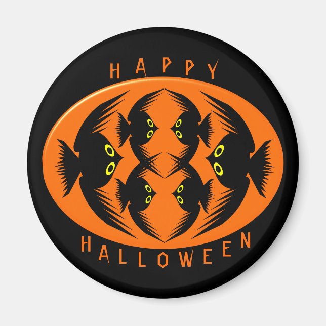 Halloween Crows Magnet (Vorne)