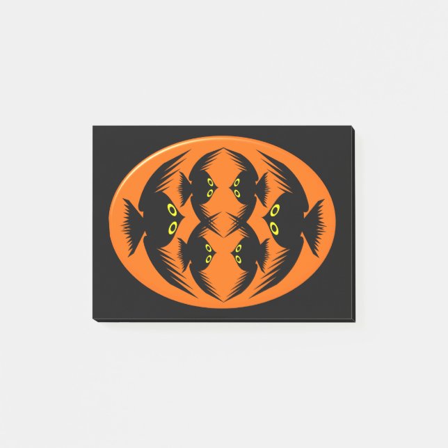 Halloween Crows Post es notiert Pad Post-it Klebezettel (Vorderseite)