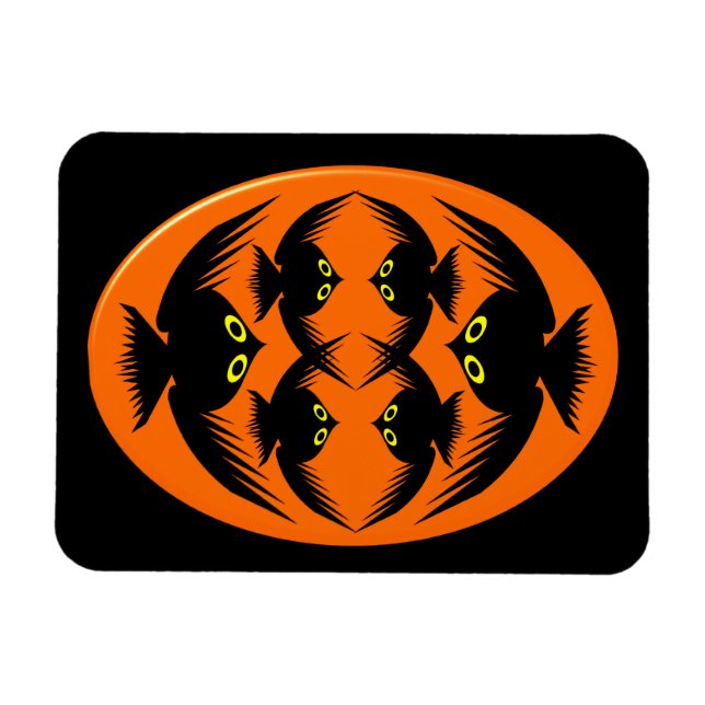 Halloween Crows Premium Magnet (Horizontal)