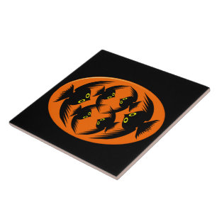 Halloween Crows Tile Fliese