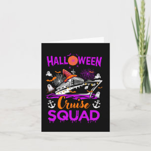 Halloween Cruise Squad Familie Cruising Spooky See Karte
