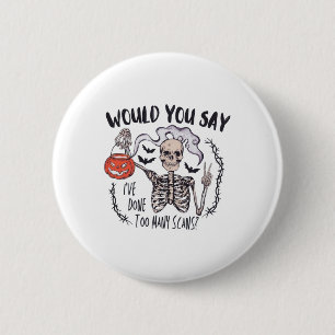 Halloween Ct Tech zu viele Scans CT Technologe T Button