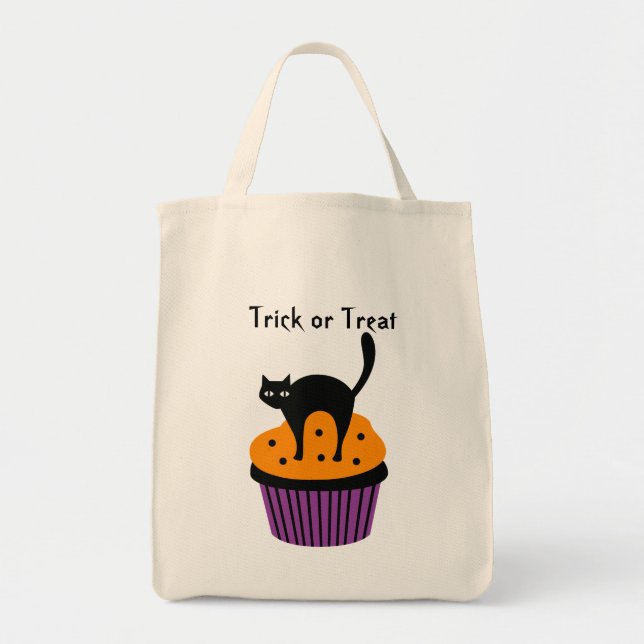 Halloween Cupcake Beute Tragetasche (Vorne)