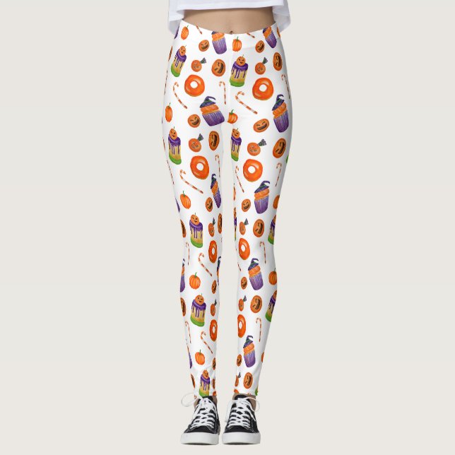 Halloween Cupcake Leggings | Party (Vorderseite)
