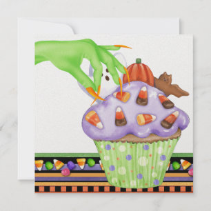 Halloween-Cupcake-Party Einladung durch SRF
