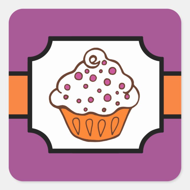 Halloween Cupcake Stickers (Vorderseite)