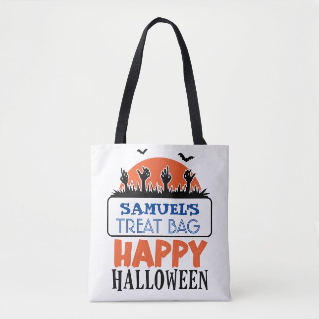 Halloween Custom Candy & Leckerei Tasche (Vorderseite)