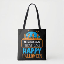 Halloween Custom Candy & Leckerei Tote Bag