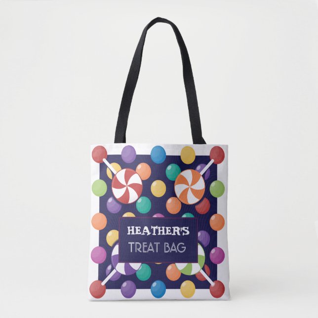 Halloween Custom Leckerei & Candy Tote Bag Tasche (Vorderseite)