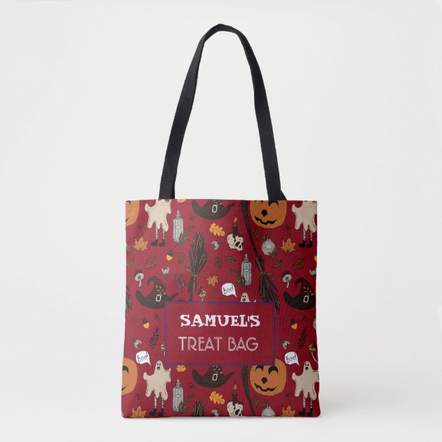 Halloween Custom Leckerei & Candy Tote Bag Tasche (Vorderseite)
