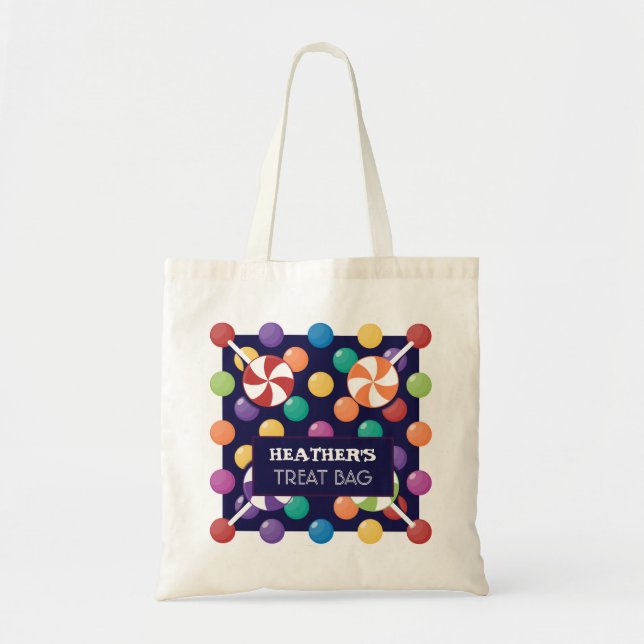 Halloween Custom Leckerei & Candy Tote Bag Tragetasche (Vorne)